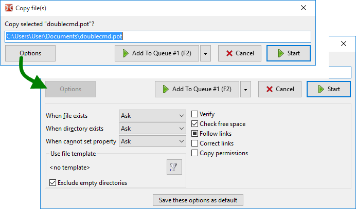 Copiar/Mover archivos