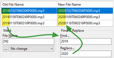 Búsqueda y reemplazo simple