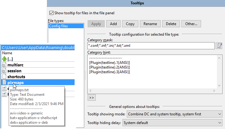 Información sobre herramientas