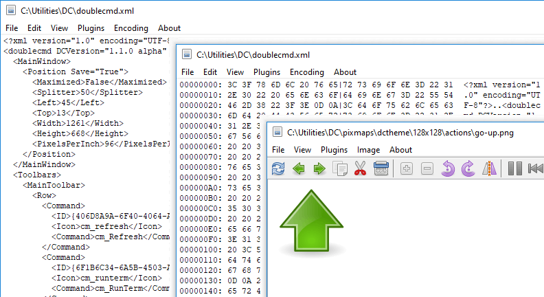 Visor de archivos integrado