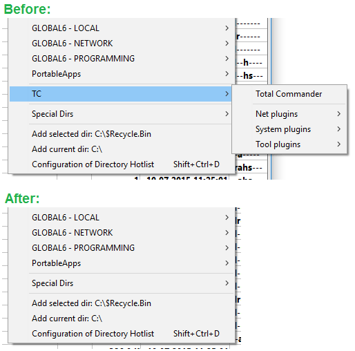 クリーンなポップアップメニュー クリーンなポップアップメニュー