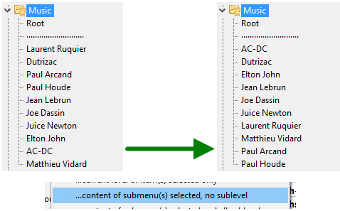 エントリーのソート エントリーのソート