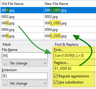 正規表現の使用