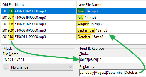 複数ペアの検索と置換