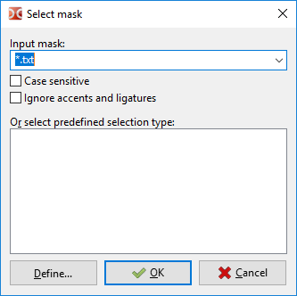 グループを選択 グループを選択