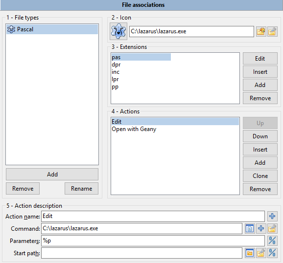 ファイル関連付け ファイル関連付け
