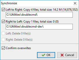 同期ツール:確認 同期ツール:確認