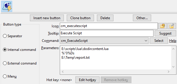 使用 cm_ExecuteScript 的参数