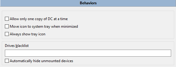 Behaviors